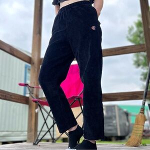 NWOT! CHAMPION BLACK CORDUROY PANTS